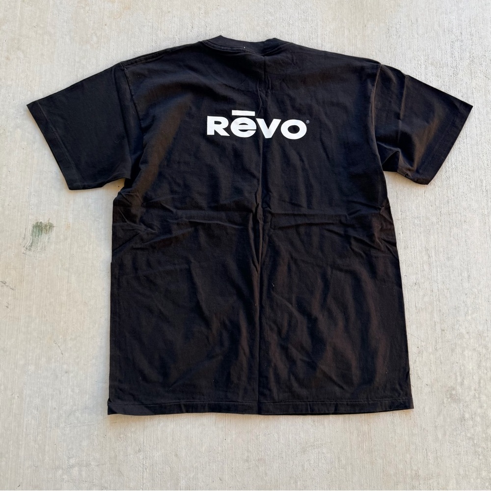 Vintage Revo Sunglasses Promo T Shirt 90s Single Stitch Black Large